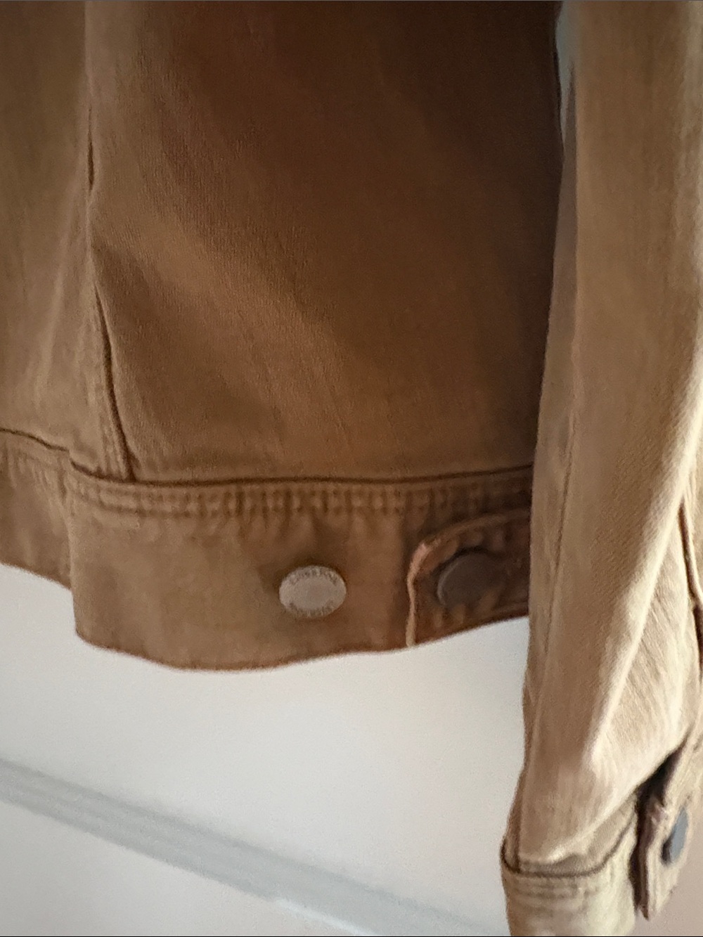 Liverpoot Women's Tan Denim Jacket - Picture 6 of 7